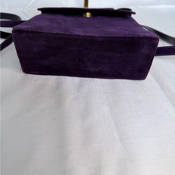 Salvatore Ferragamo Deep Purple Crossbody Bag with Top Handle - Picture 3 of 7